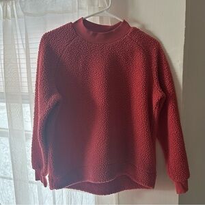Women’s Old Navy Burgundy Boucle Sweatshirt